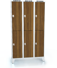 Divided cloakroom locker ALDERA with feet 1920 x 1050 x 500